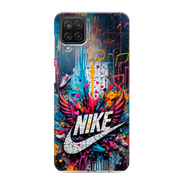 Силиконовый чехол на Samsung Galaxy M12 с принтом Nike Найк Силиконовый чехол на Samsung Galaxy M12 с принтом Nike Найк