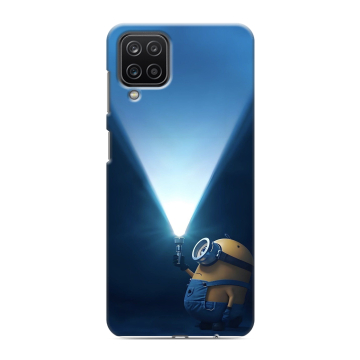 Силиконовый чехол на Samsung Galaxy M12 с принтом Миньоны Силиконовый чехол на Samsung Galaxy M12 с принтом Миньоны
