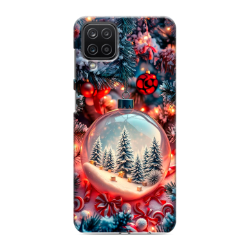 Силиконовый чехол на Samsung Galaxy M12 с принтом Новый год Силиконовый чехол на Samsung Galaxy M12 с принтом Новый год