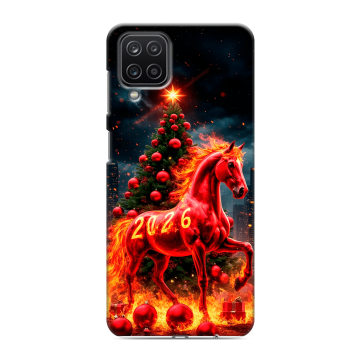 Силиконовый чехол на Samsung Galaxy M12 с принтом Новый год Силиконовый чехол на Samsung Galaxy M12 с принтом Новый год
