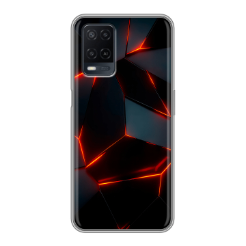 Силиконовый чехол на OPPO A54 с принтом Яркие абстракции Силиконовый чехол на OPPO A54 с принтом Яркие абстракции