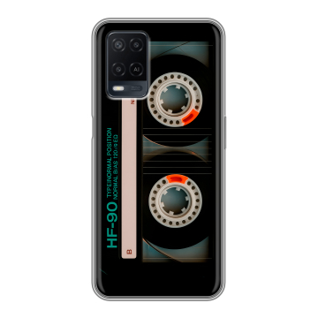 Силиконовый чехол на OPPO A54 с принтом Кассета Силиконовый чехол на OPPO A54 с принтом Кассета