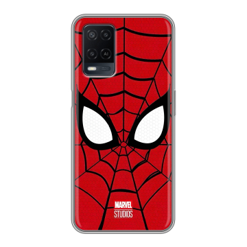Силиконовый чехол на OPPO A54 с принтом человек паук spiderman