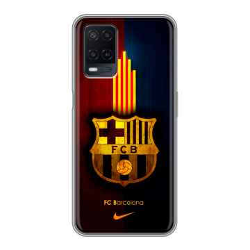 Силиконовый чехол на OPPO A54 с принтом Барселона Barcelona