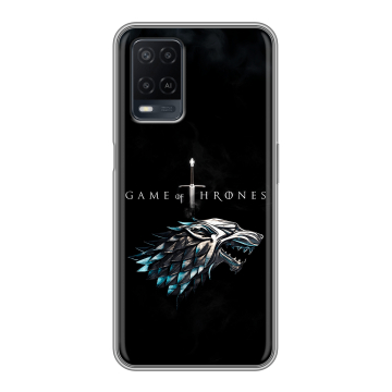 Силиконовый чехол на OPPO A54 с принтом Игра Престолов Game Thrones