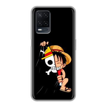 Силиконовый чехол на OPPO A54 с принтом One Piece Ван Пис Силиконовый чехол на OPPO A54 с принтом One Piece Ван Пис