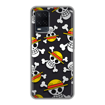 Силиконовый чехол на OPPO A54 с принтом One Piece Ван Пис Силиконовый чехол на OPPO A54 с принтом One Piece Ван Пис