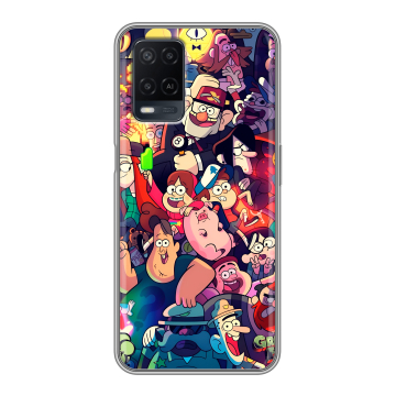 Силиконовый чехол на OPPO A54 с принтом Gravity Falls Гравити Фолз Силиконовый чехол на OPPO A54 с принтом Gravity Falls Гравити Фолз