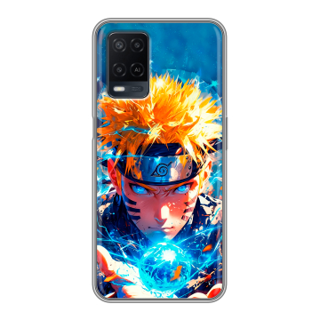 Силиконовый чехол на OPPO A54 с принтом Аниме Наруто Naruto
