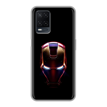 Силиконовый чехол на OPPO A54 с принтом IronMan Железный человек Силиконовый чехол на OPPO A54 с принтом IronMan Железный человек