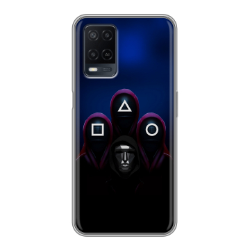 Силиконовый чехол на OPPO A54 с принтом Игра Кальмара Силиконовый чехол на OPPO A54 с принтом Игра Кальмара