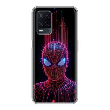 Силиконовый чехол на OPPO A54 с принтом Spiderman Человек паук Силиконовый чехол на OPPO A54 с принтом Spiderman Человек паук