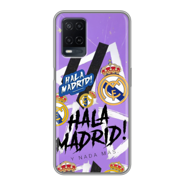 Силиконовый чехол на OPPO A54 с принтом Real Madrid Реал Мадрид Силиконовый чехол на OPPO A54 с принтом Real Madrid Реал Мадрид