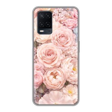Силиконовый чехол на OPPO A54 с принтом женский