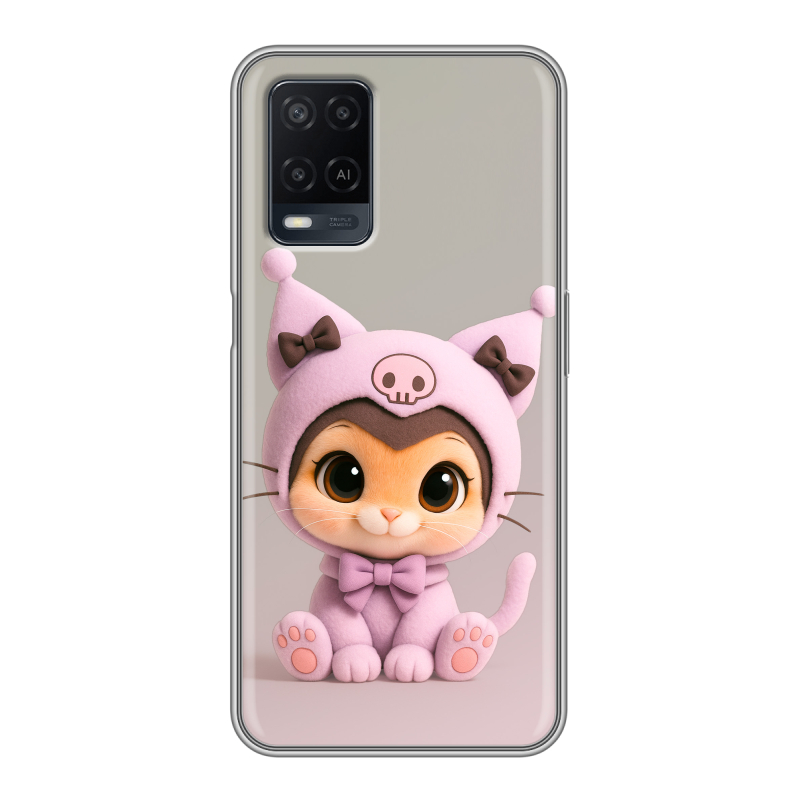 Силиконовый чехол на OPPO A54 с принтом Куроми Kuromi Силиконовый чехол на OPPO A54 с принтом Куроми Kuromi