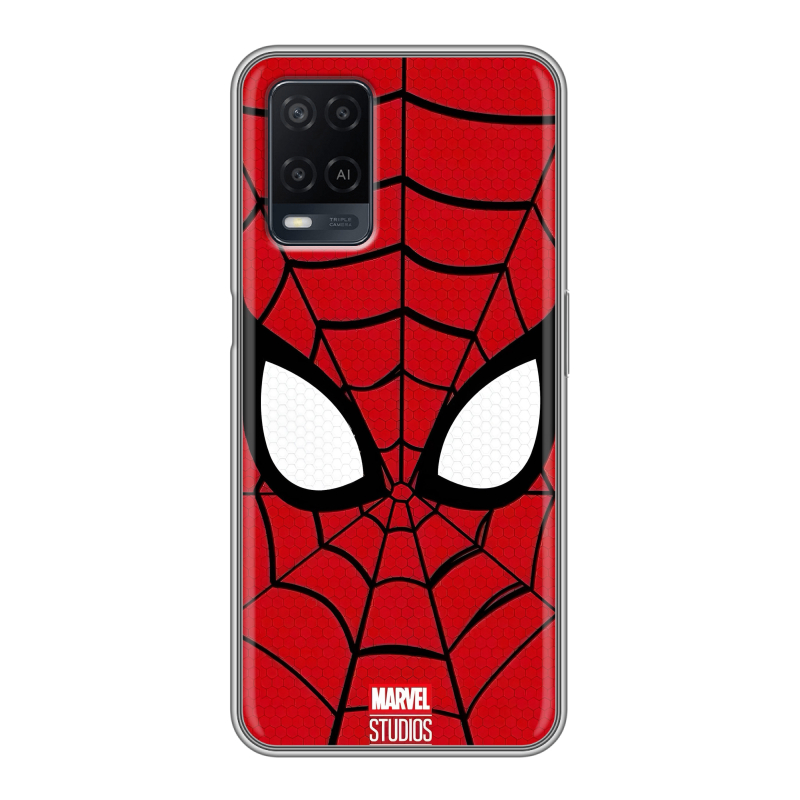 Силиконовый чехол на OPPO A54 с принтом человек паук spiderman Силиконовый чехол на OPPO A54 с принтом человек паук spiderman