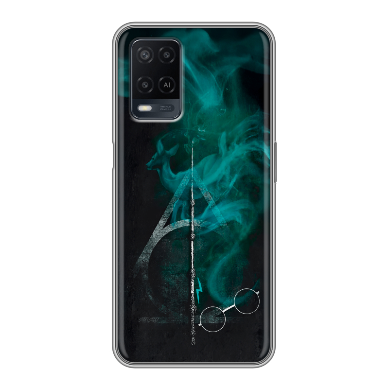 Силиконовый противоударный чехол на OPPO A54 с принтом Гарри Поттер Harry Potter Силиконовый противоударный чехол на OPPO A54 с принтом Гарри Поттер Harry Potter