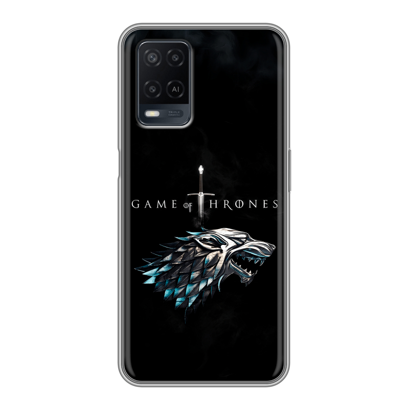 Силиконовый чехол на OPPO A54 с принтом Игра Престолов Game Thrones Силиконовый чехол на OPPO A54 с принтом Игра Престолов Game Thrones