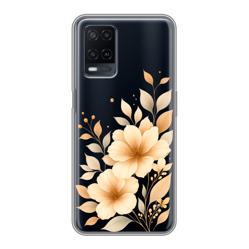 Силиконовый чехол на OPPO A54 с принтом для девушки Силиконовый чехол на OPPO A54 с принтом для девушки