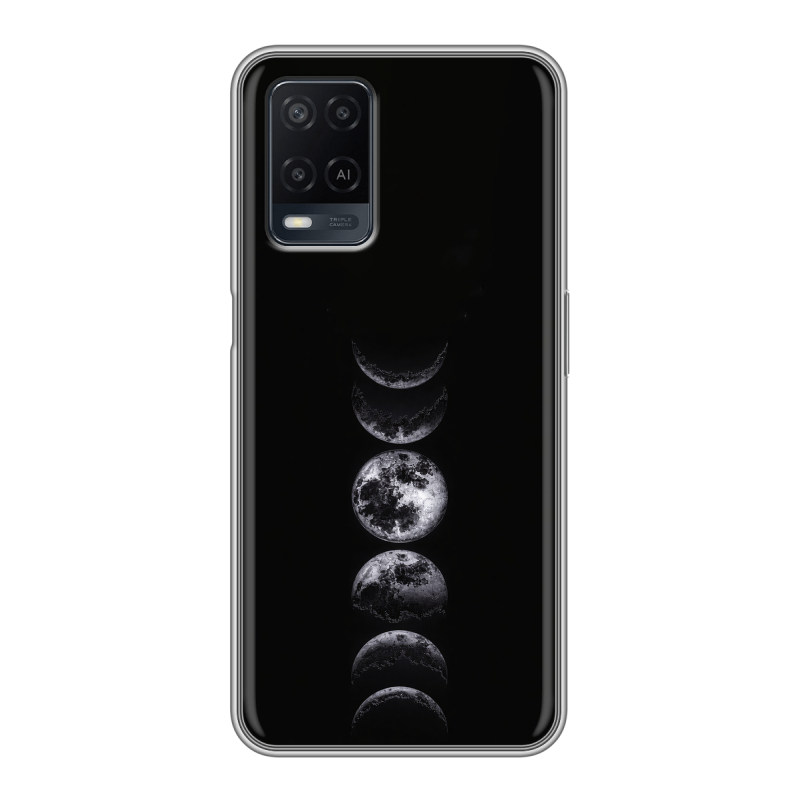 Силиконовый чехол на OPPO A54 с принтом женский Силиконовый чехол на OPPO A54 с принтом женский