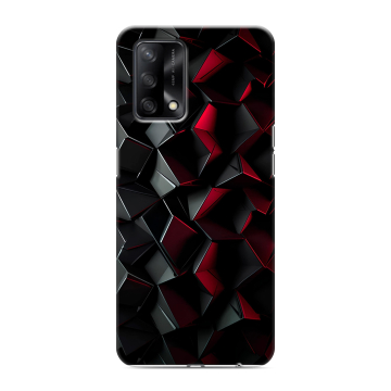 Силиконовый чехол на OPPO A74 с принтом Абстракция