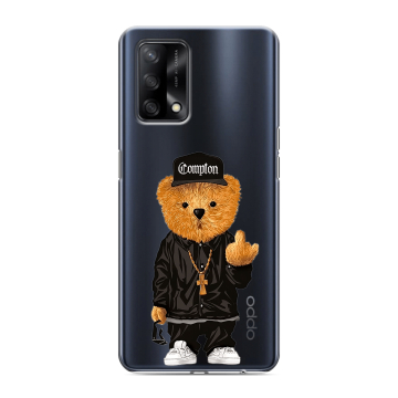 Силиконовый чехол на OPPO A74 с принтом Мишка Силиконовый чехол на OPPO A74 с принтом Мишка