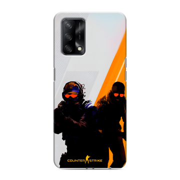Силиконовый чехол на OPPO A74 с принтом Контер страйк Counter strike Силиконовый чехол на OPPO A74 с принтом Контер страйк Counter strike