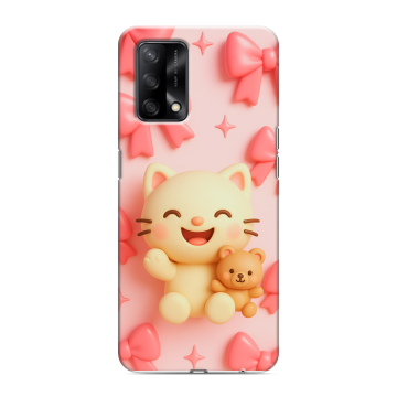 Силиконовый чехол на OPPO A74 с принтом для девочек Силиконовый чехол на OPPO A74 с принтом для девочек