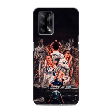 Силиконовый чехол на OPPO A74 с принтом Реал Роналдо Real Ronaldo Силиконовый чехол на OPPO A74 с принтом Реал Роналдо Real Ronaldo