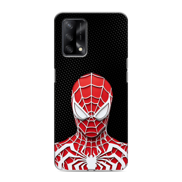 Силиконовый чехол на OPPO A74 с принтом человек паук spiderman Силиконовый чехол на OPPO A74 с принтом человек паук spiderman