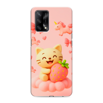 Силиконовый чехол на OPPO A74 с принтом для девочек Силиконовый чехол на OPPO A74 с принтом для девочек
