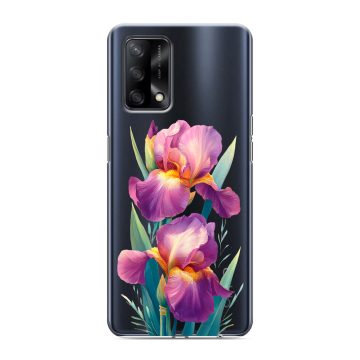 Силиконовый чехол на OPPO A74 с принтом Цветы орхидеи Силиконовый чехол на OPPO A74 с принтом Цветы орхидеи