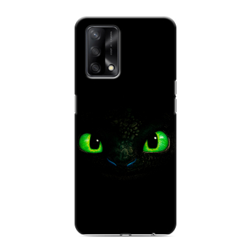 Силиконовый чехол на OPPO A74 с принтом Как приручить дракона