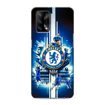 Силиконовый чехол на OPPO A74 с принтом Chelsea Челси