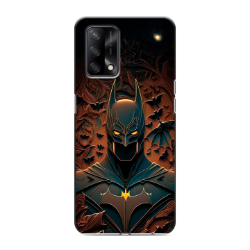 Силиконовый чехол на OPPO A74 с принтом Batman Бэтмен
