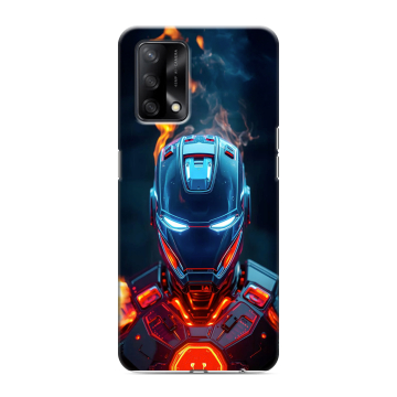Силиконовый чехол на OPPO A74 с принтом IronMan Железный человек Силиконовый чехол на OPPO A74 с принтом IronMan Железный человек