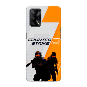 Силиконовый чехол на OPPO A74 с принтом Counter Strike Силиконовый чехол на OPPO A74 с принтом Counter Strike
