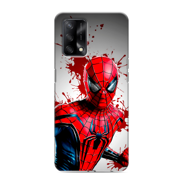 Силиконовый чехол на OPPO A74 с принтом Spiderman Человек паук Силиконовый чехол на OPPO A74 с принтом Spiderman Человек паук