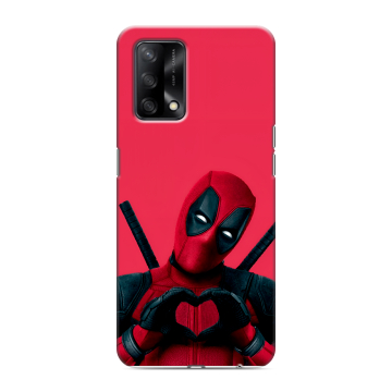 Силиконовый чехол на OPPO A74 с принтом Дедпул Deadpool Силиконовый чехол на OPPO A74 с принтом Дедпул Deadpool