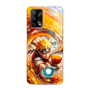 Силиконовый чехол на OPPO A74 с принтом Аниме Наруто Naruto