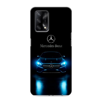 Силиконовый чехол на OPPO A74 с принтом Mercedes Мерседес Силиконовый чехол на OPPO A74 с принтом Mercedes Мерседес