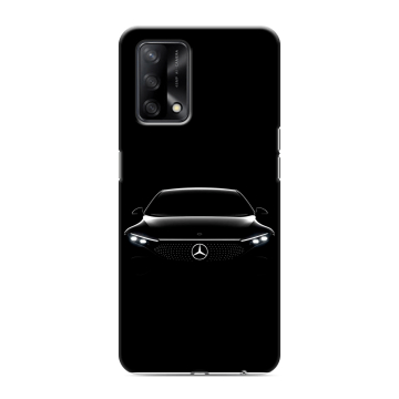 Силиконовый чехол на OPPO A74 с принтом Mercedes Мерседес