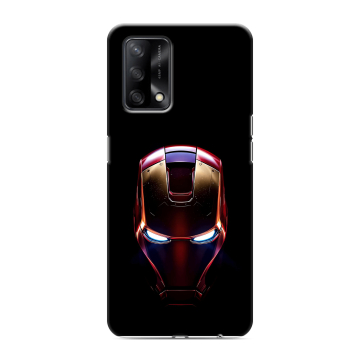Силиконовый чехол на OPPO A74 с принтом IronMan Железный человек