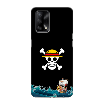 Силиконовый чехол на OPPO A74 с принтом One Piece Ван Пис