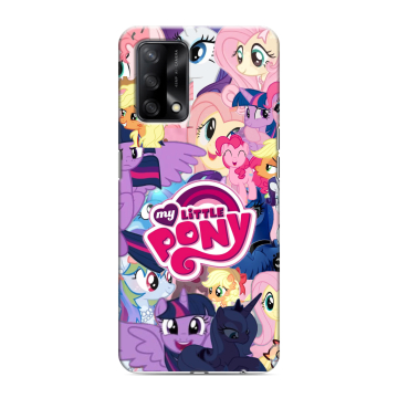 Силиконовый чехол на OPPO A74 с принтом My little pony Дружба чудо