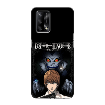 Силиконовый чехол на OPPO A74 с принтом Death note Тетрадь смерти