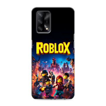Силиконовый чехол на OPPO A74 с принтом Roblox Роблокс Силиконовый чехол на OPPO A74 с принтом Roblox Роблокс