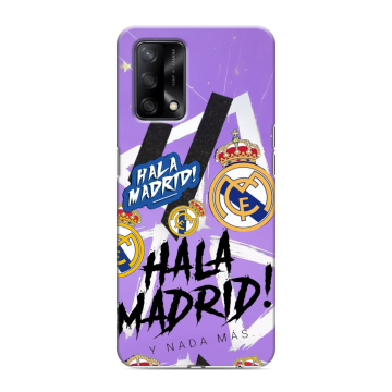 Силиконовый чехол на OPPO A74 с принтом Real Madrid Реал Мадрид