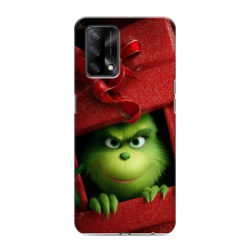 Силиконовый чехол на OPPO A74 с принтом Новый год