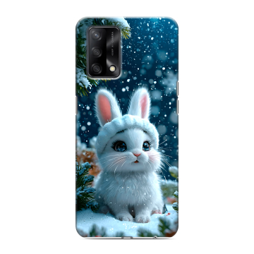 Силиконовый чехол на OPPO A74 с принтом Новый год